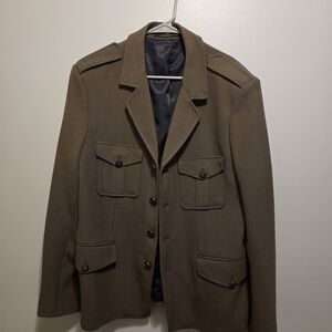 Zara Brown Military Field Jacket